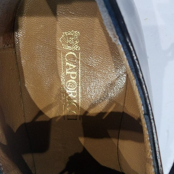 NEW Caporicci Men\'s Dress Shoes MADE IN ITALY Abrasivato Marrone, size 9